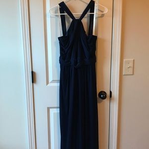 David’s Bridal bridesmaids dress in Marine